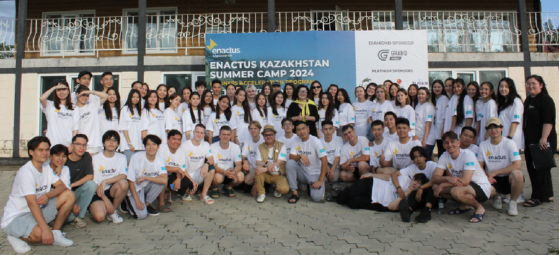 Капитан студенческого клуба Energo University принял участие в ENACTUS Kazakhstan Business Summer Camp 2024