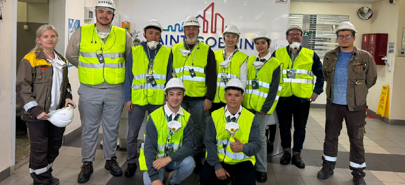 Магистранты Energo University посетили завод международной промышленной компании Saint-Gobain