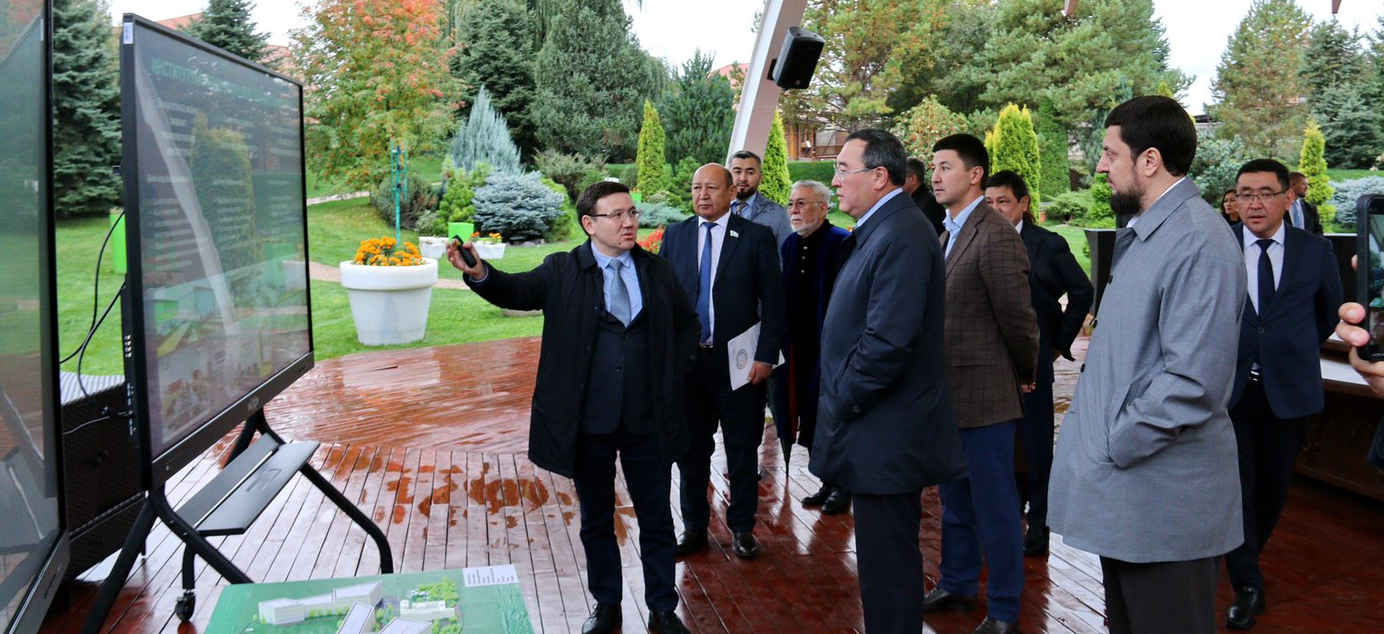 The project for the future campus of Energo University was presented to the Governor of Almaty region